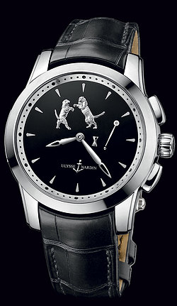 Replica Ulysse Nardin Exceptional Hourstriker 6109-130/E2-TIGER replica Watch